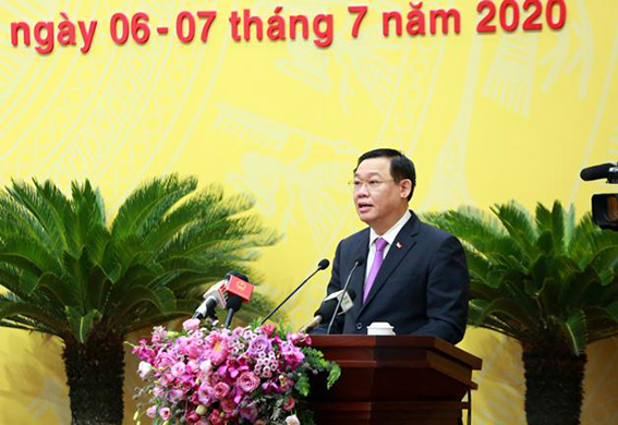 Bí thư Thành ủy Hà Nội Vương Đình Huệ: Tiếp tục xây dựng Thủ đô giàu đẹp, văn minh